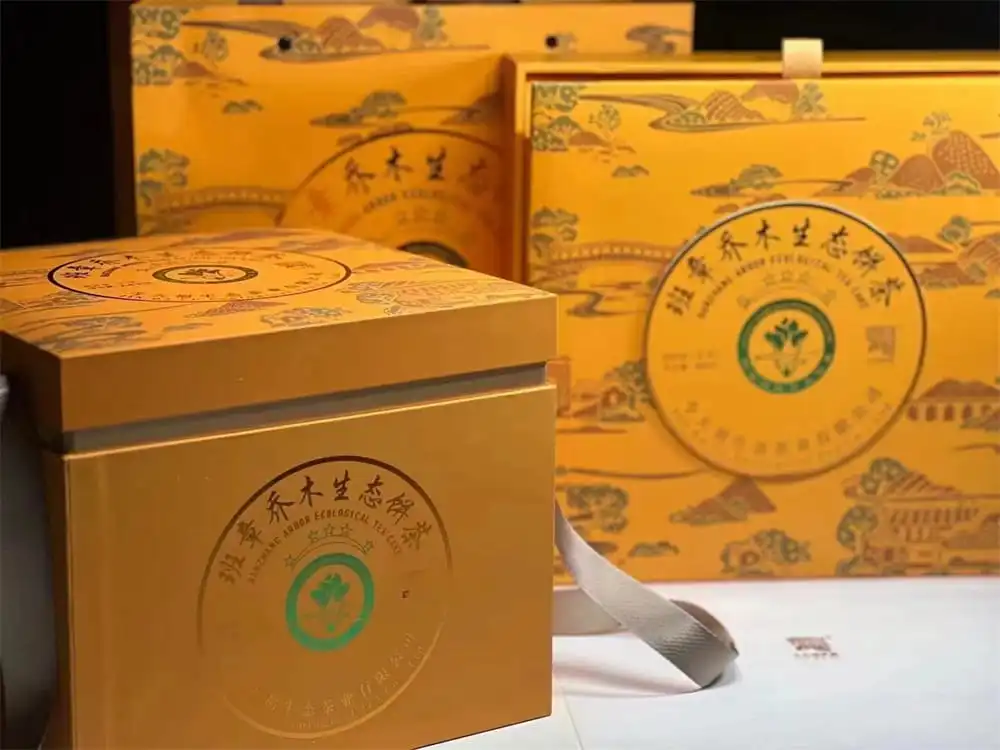 西双版纳回收今大福普洱茶2023年生茶熟茶图2